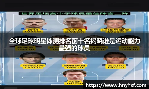 全球足球明星体测排名前十名揭晓谁是运动能力最强的球员